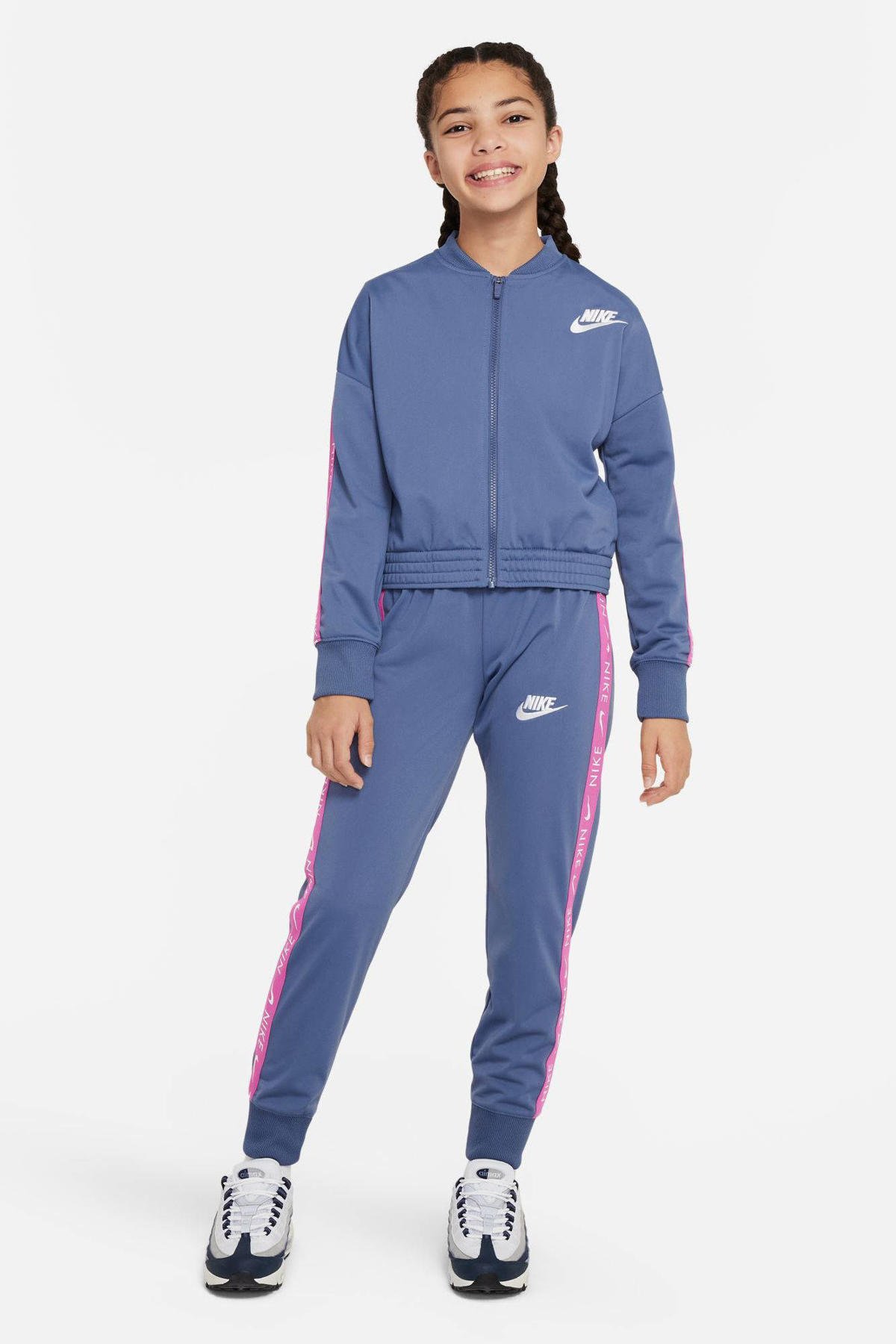 klink Gastvrijheid Verbieden Nike trainingspak blauw/roze | wehkamp