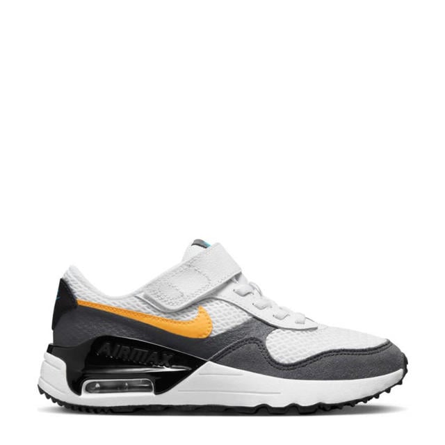 Intrekking Opsplitsen Supplement Nike Air Max Systm sneakers wit/oranje/grijs | wehkamp
