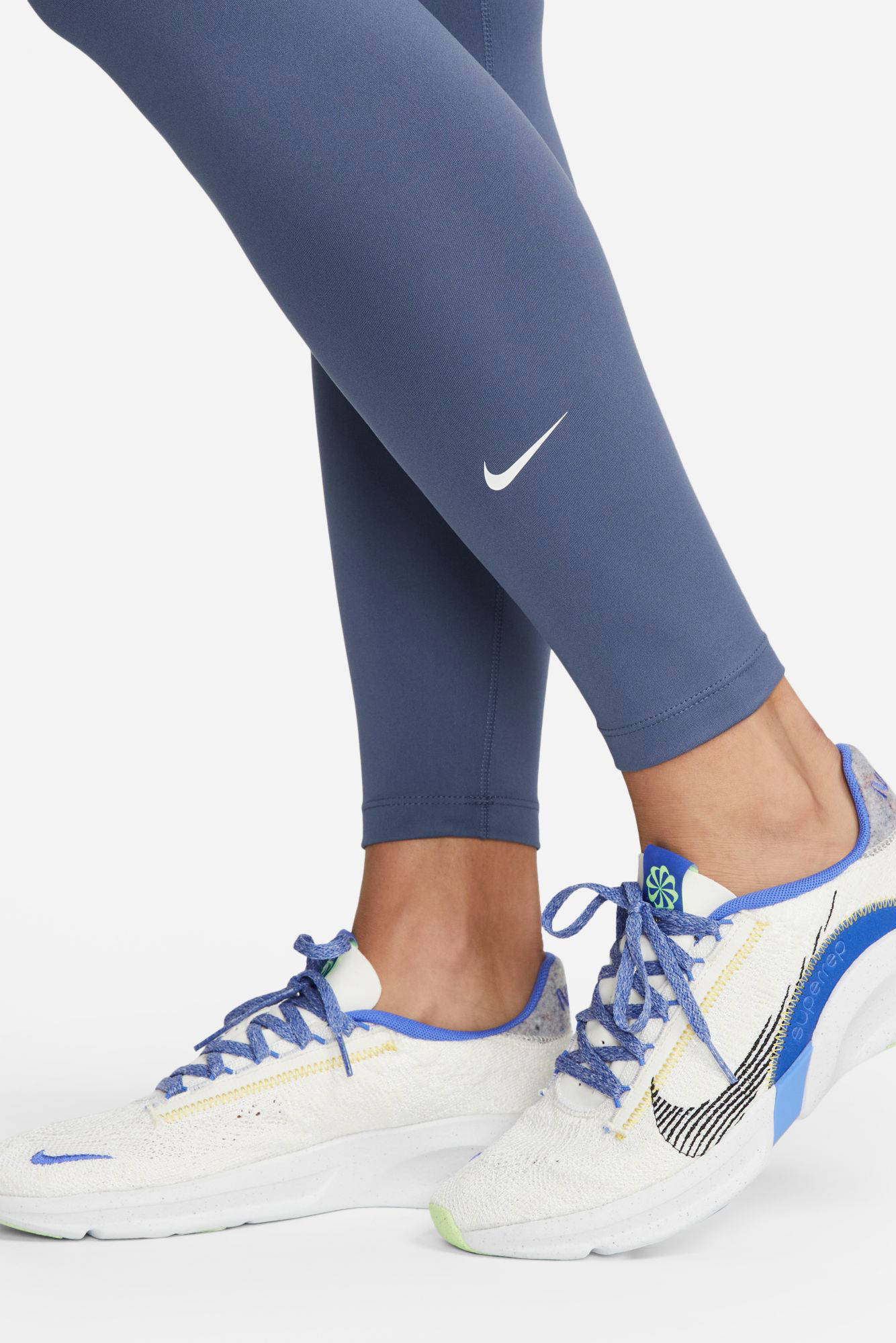 Nike sportlegging blauw sale