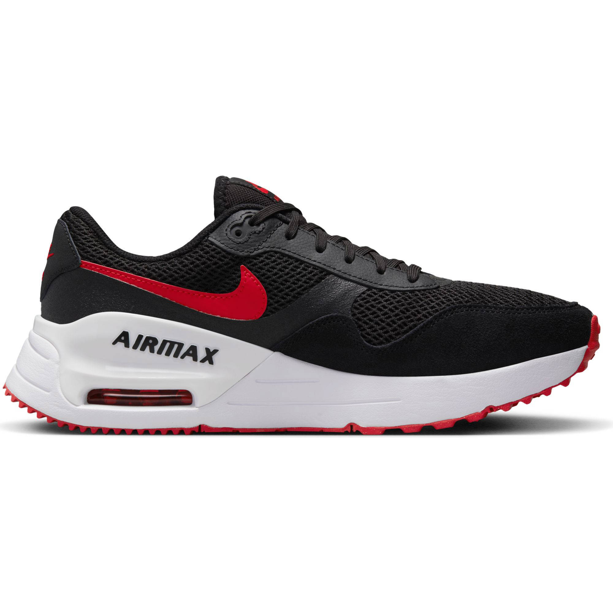 Nike Air Max Systm sneakers zwart/rood/wit | wehkamp
