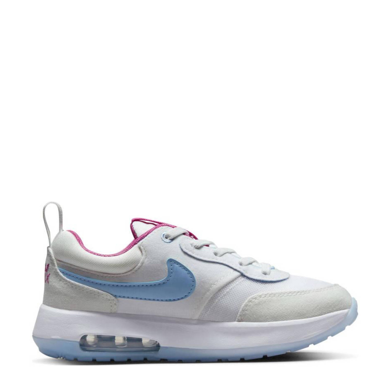 Nike Air Max Motif sneakers wit/lichtblauw/roze | wehkamp