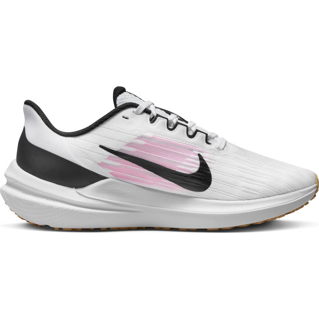 Nike Air Windflo 9 hardloopschoenen wit/zwart/roze |
