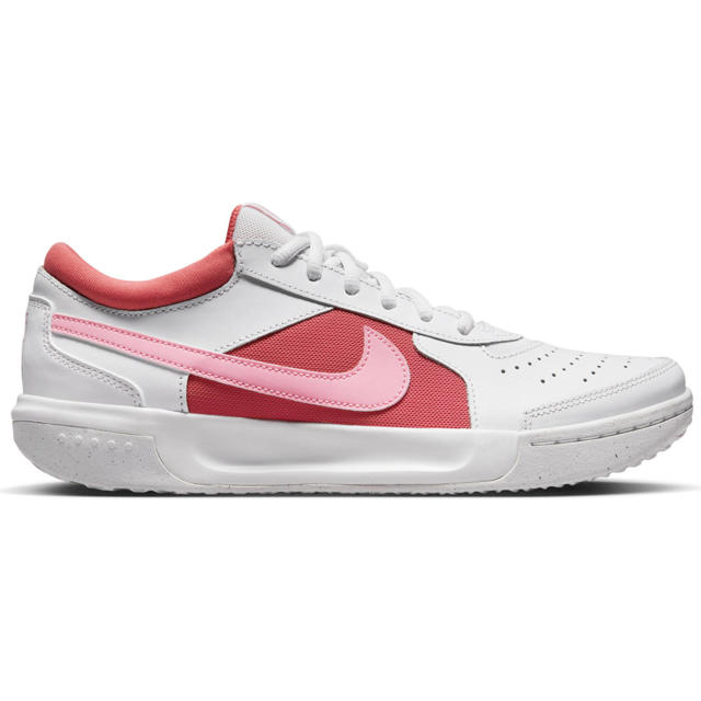 naaimachine En team wijsvinger Nike NikeCourt Zoom Lite 3 tennisschoenen wit/roze | wehkamp