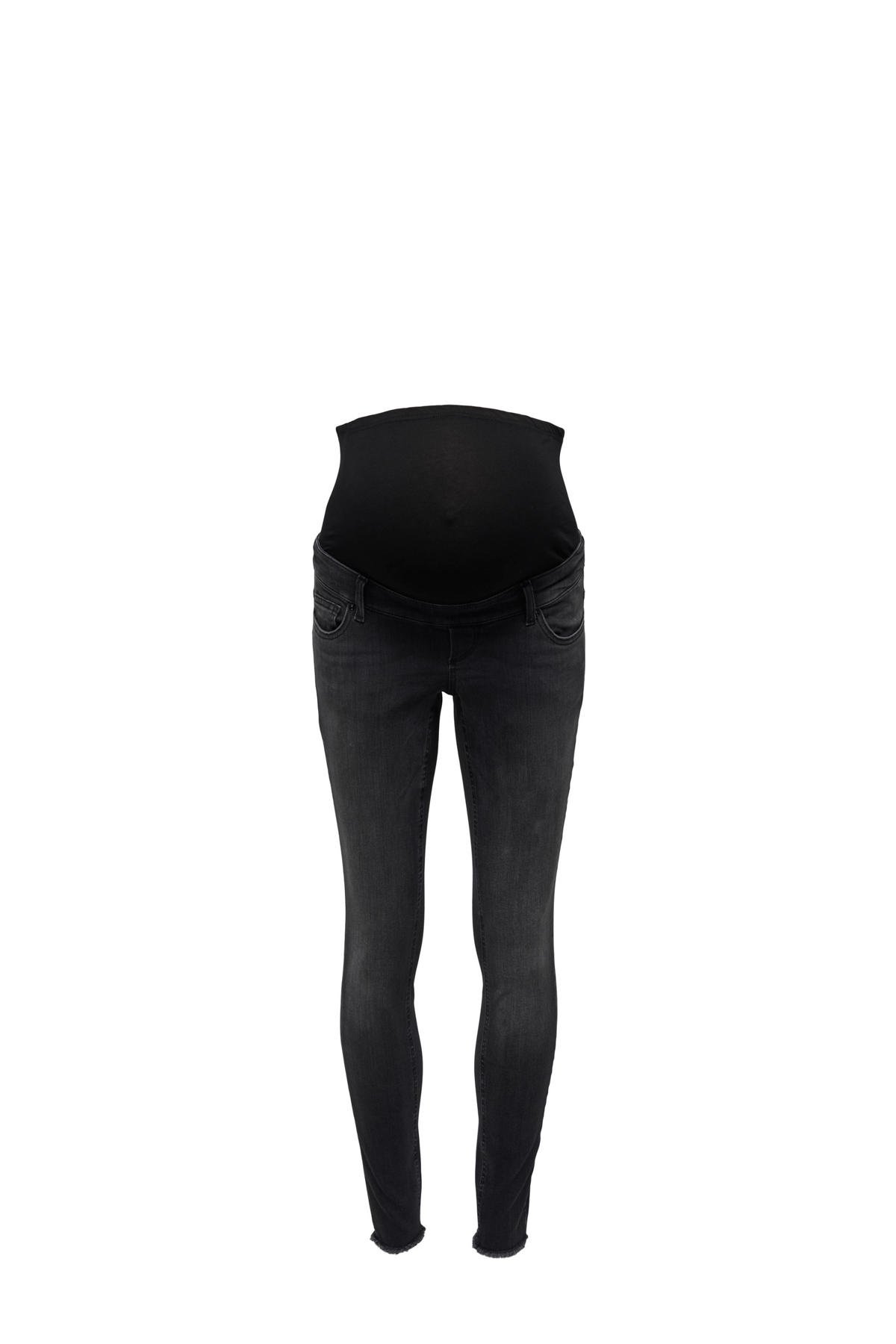 ONLY MATERNITY skinny zwangerschaps jegging OLMBLUSH washed black wehkamp
