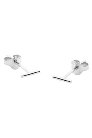 sterling zilveren oorbellen Mini Tube