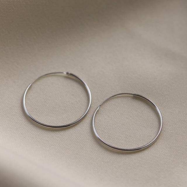 Tuscany Silver Sterling Zilver 10mm Halve Bal Stud Oorbellen