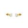 KARMA Jewelry gold plated oorbellen Ø 0,5 cm