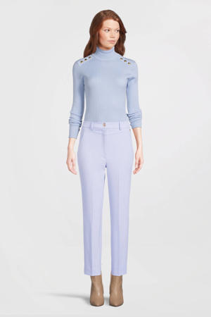 skinny pantalon SARA van gerecycled polyester quartz blue