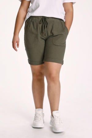 short Kcnana olijfgroen