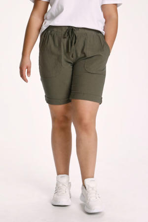 short Kcnana olijfgroen