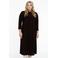 YOEK blousejurk DOLCE van travelstof bruin