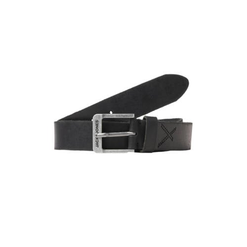 JACK & JONES leren riem JACROCK zwart afbeelding