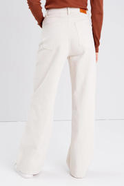 thumbnail: Cache Cache high waist wide leg jeans ecru