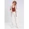 Cache Cache high waist wide leg jeans ecru