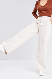 thumbnail: Cache Cache high waist wide leg jeans ecru