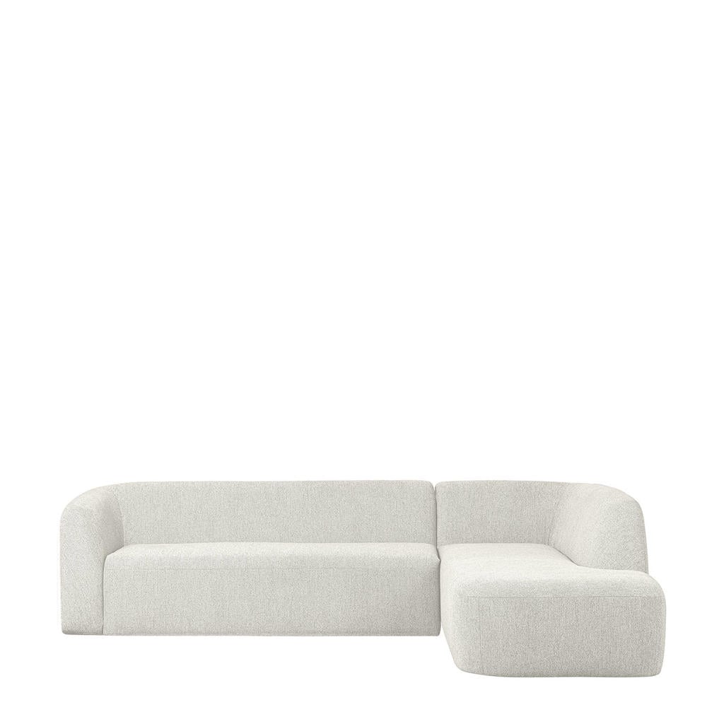 BePureHome sloping hoekbank rechts - parel