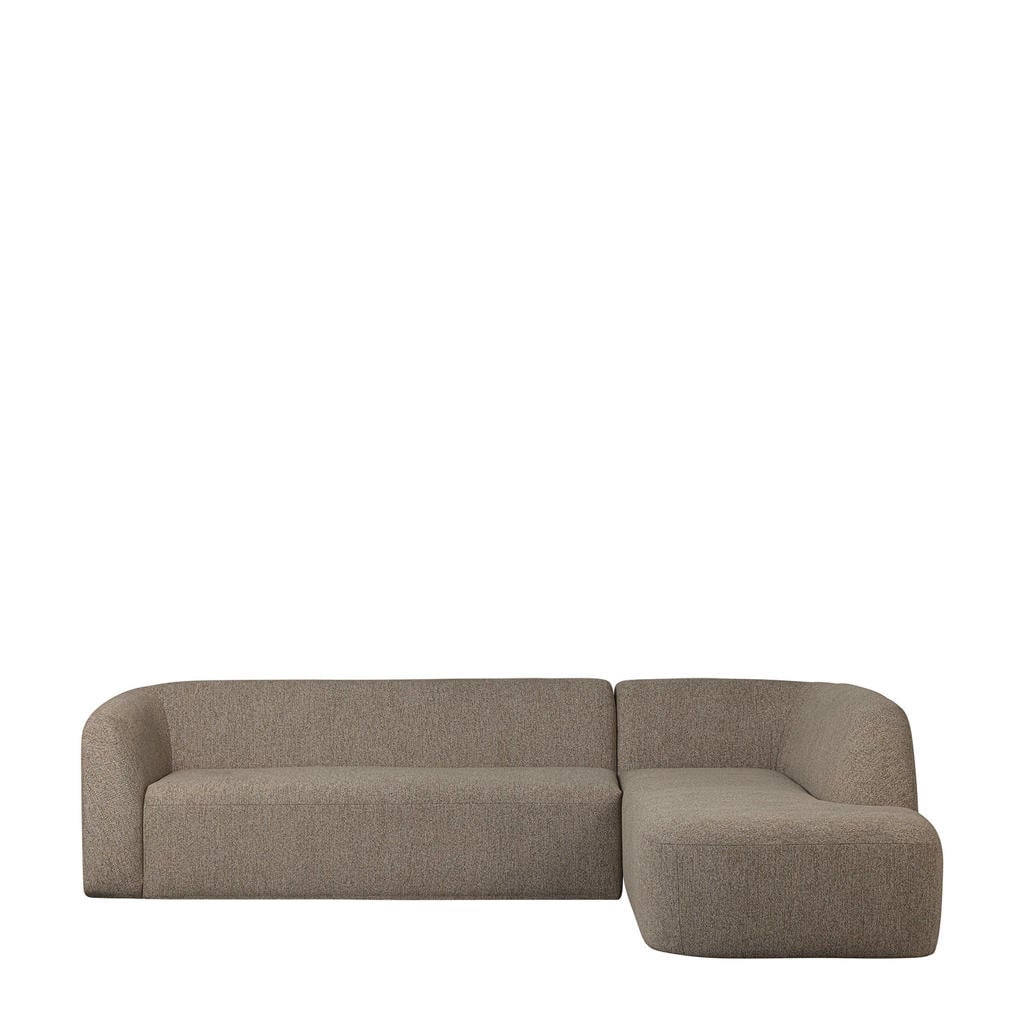 BePureHome hoekbank Sloping hoek rechts - lichtbruin