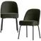 WOOOD WOOOD Vogue Eetkamerstoelen - Fluweel - Honinggeel - Set van 2