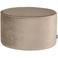 WOOOD Sara Poef Hoog 36xØ60 cm - Velvet - Donkerbruin