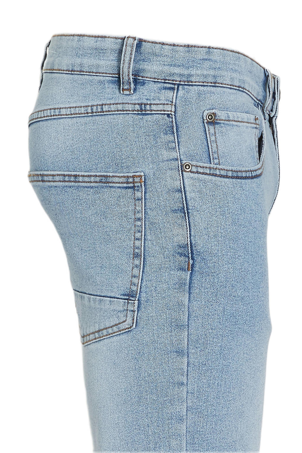 Jeans Uomo RE&X Slim Fit - Eleganti E Comodi Per Tempo Libero - Vita Alta - Foto 9