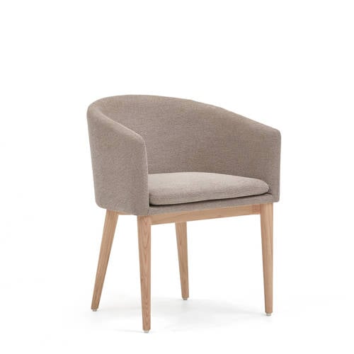 Kave Home eetkamerstoel Harlan - Bruin