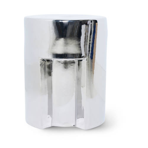HKLIVING bijzettafel Chrome afbeelding