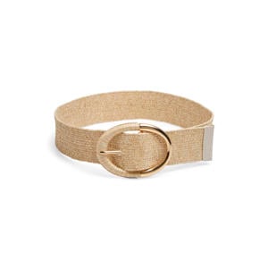 tailleriem PCTARYN van stro beige