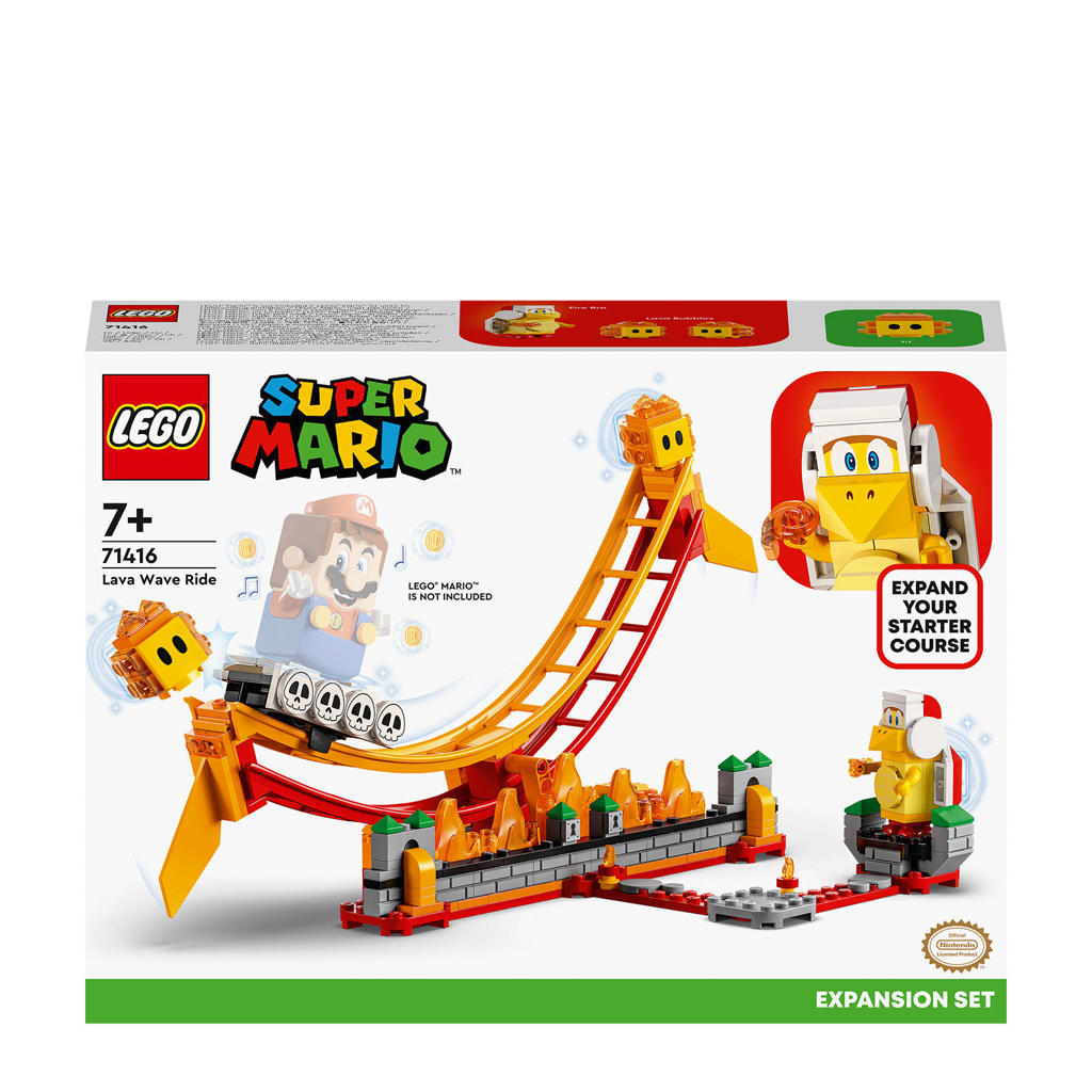 LEGO Super Mario Uitbreidingsset: Rit over lavagolven 71416