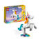 LEGO Creator 3-in-1 Magische Eenhoorn Speelgoed Set met Pauw en Zeepaardje 31140