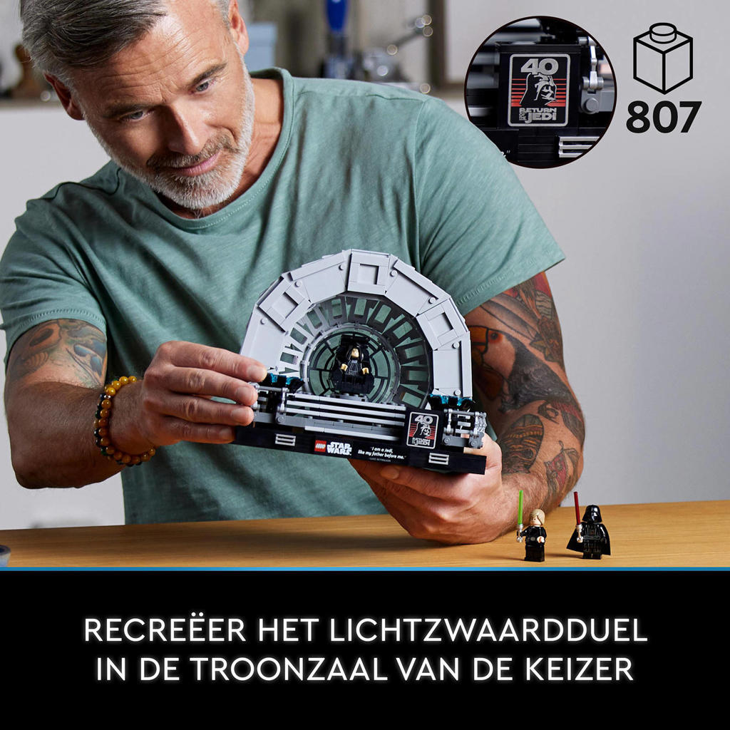 LEGO Star Wars Troonzaal van de keizer diorama 75352 wehkamp