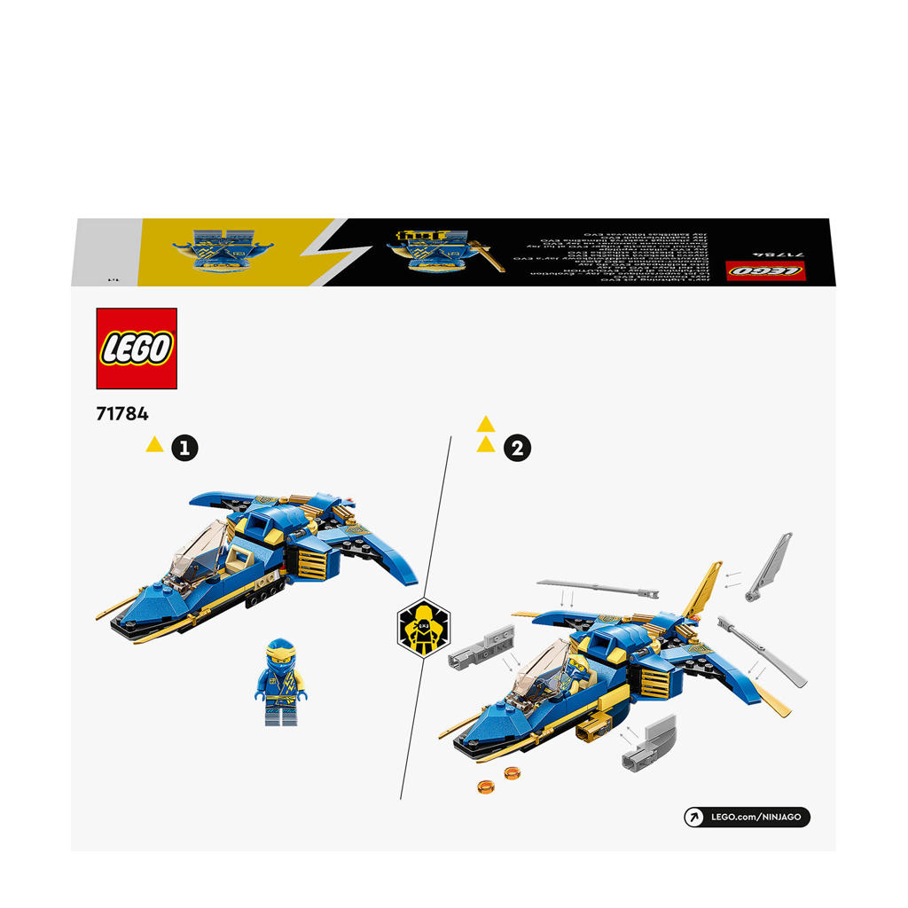 Lego Ninjago Jays Bliksemstraaljager Evo 71784 Wehkamp 