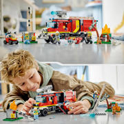 thumbnail: LEGO City Brandweerwagen Speelgoed met Drones en Brandweerfiguren 60374