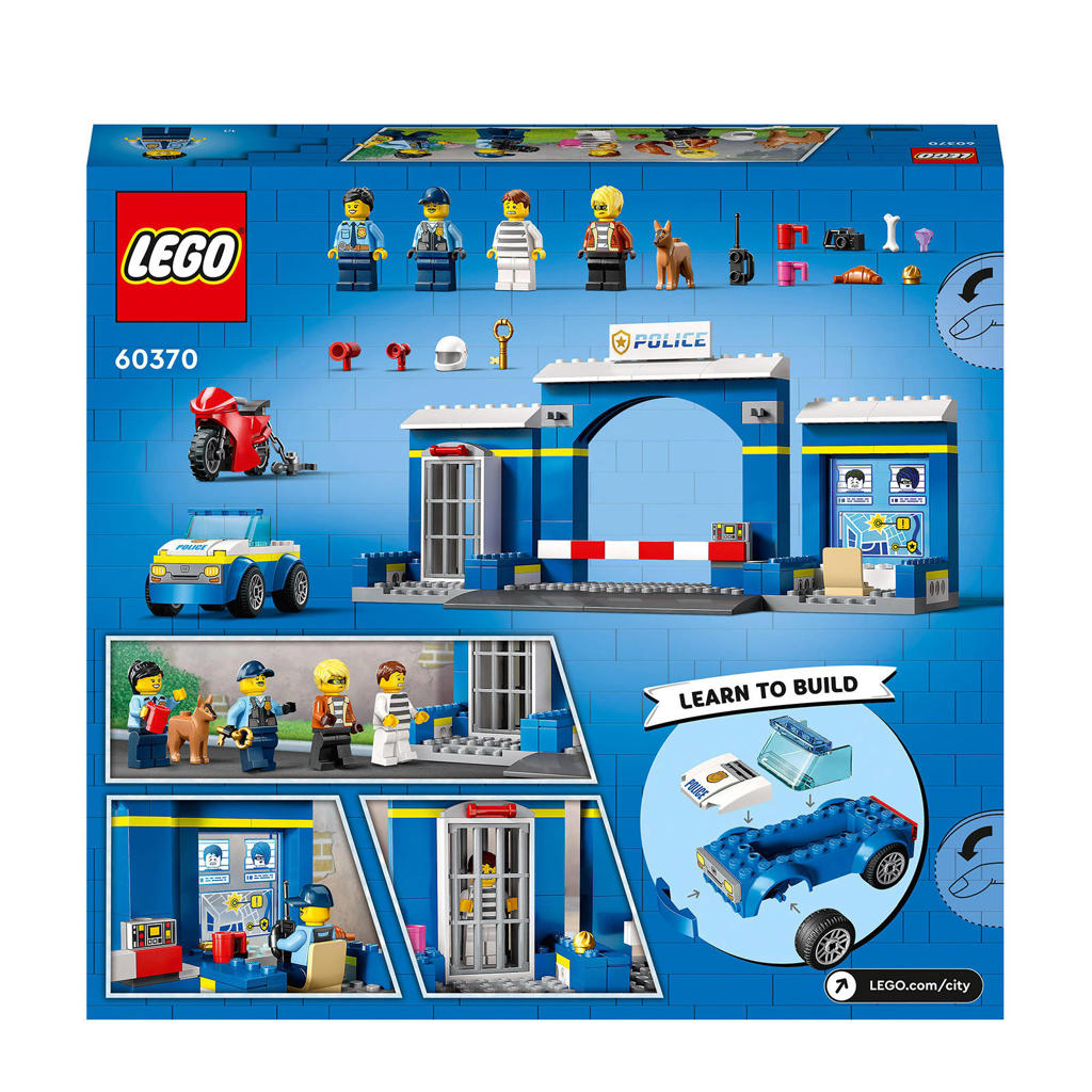 LEGO City Achtervolging politiebureau 60370 | wehkamp