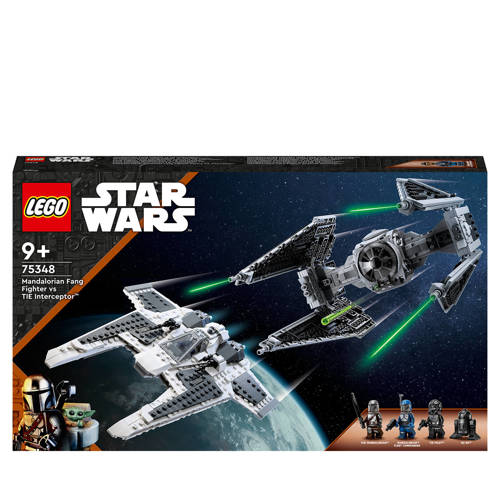 Wehkamp LEGO Star Wars Mandalorian Fang Fighter vs. TIE Interceptor 75348 aanbieding