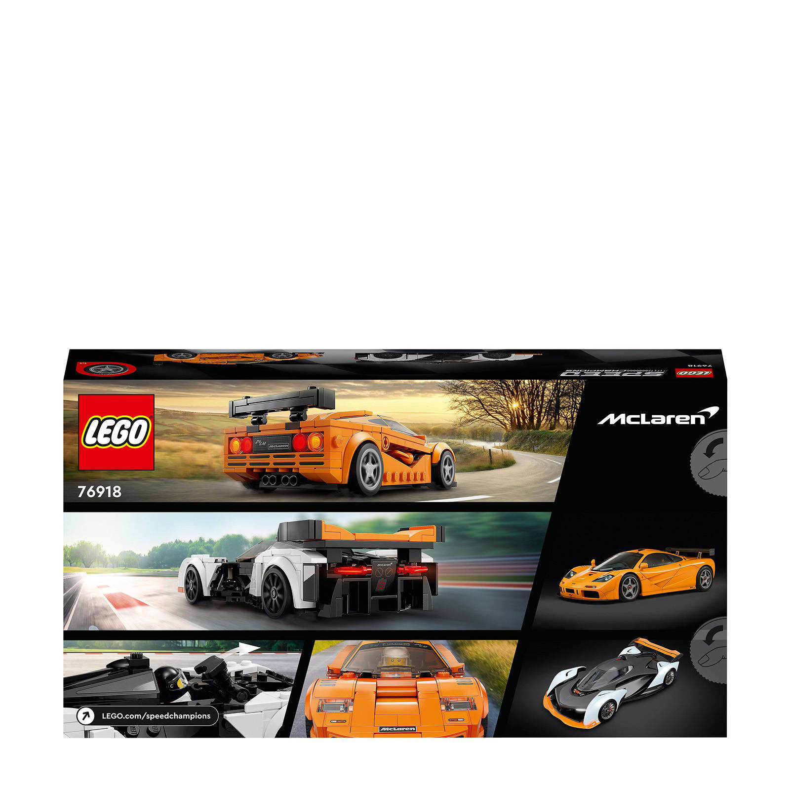 LEGO Speed Champions McLaren Solus GT & McLaren F1 LM 76918 | Wehkamp