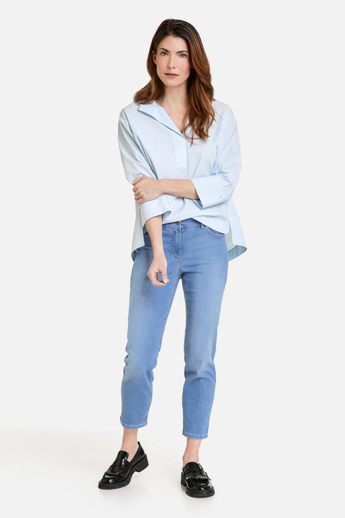 Gerry Weber slim fit jeans 7/8 light | wehkamp