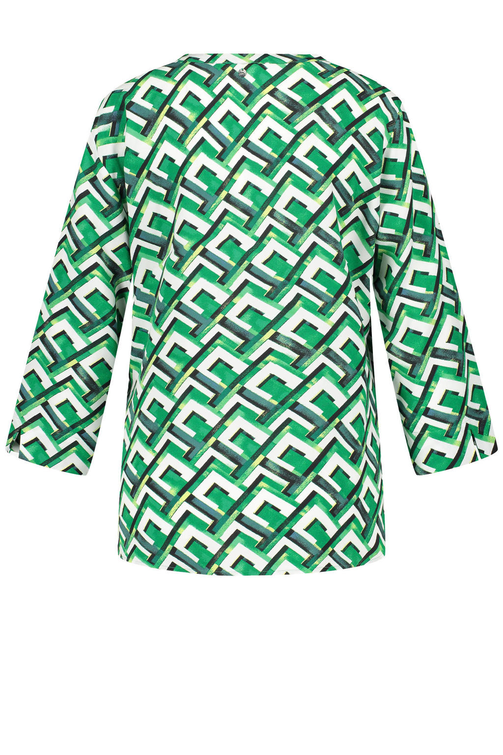 Cache Cache blousejurk met grafische print en volant donkergroen/zwart Cache Cache blousejurk met grafische print en volant donkergroen/zwart