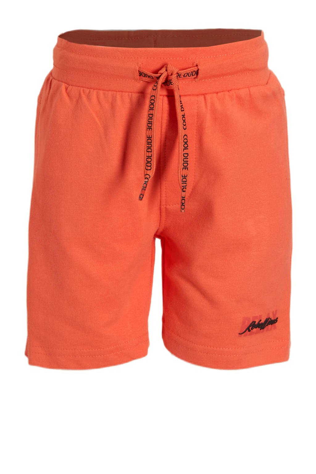 Oranje jongens Orange Stars short Mauritz van sweat materiaal met regular waist, elastische tailleband met koord en printopdruk