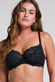 thumbnail: Hunkemöller niet-voorgevormde beugelbh Marine zwart