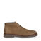 Poelman Hudson nubuck veterschoenen taupe