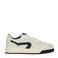 Hip leren sneakers wit/zwart