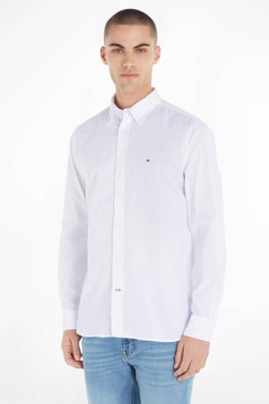 regular fit overhemd met biologisch katoen white