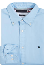 thumbnail: Tommy Hilfiger slim fit overhemd calm blue