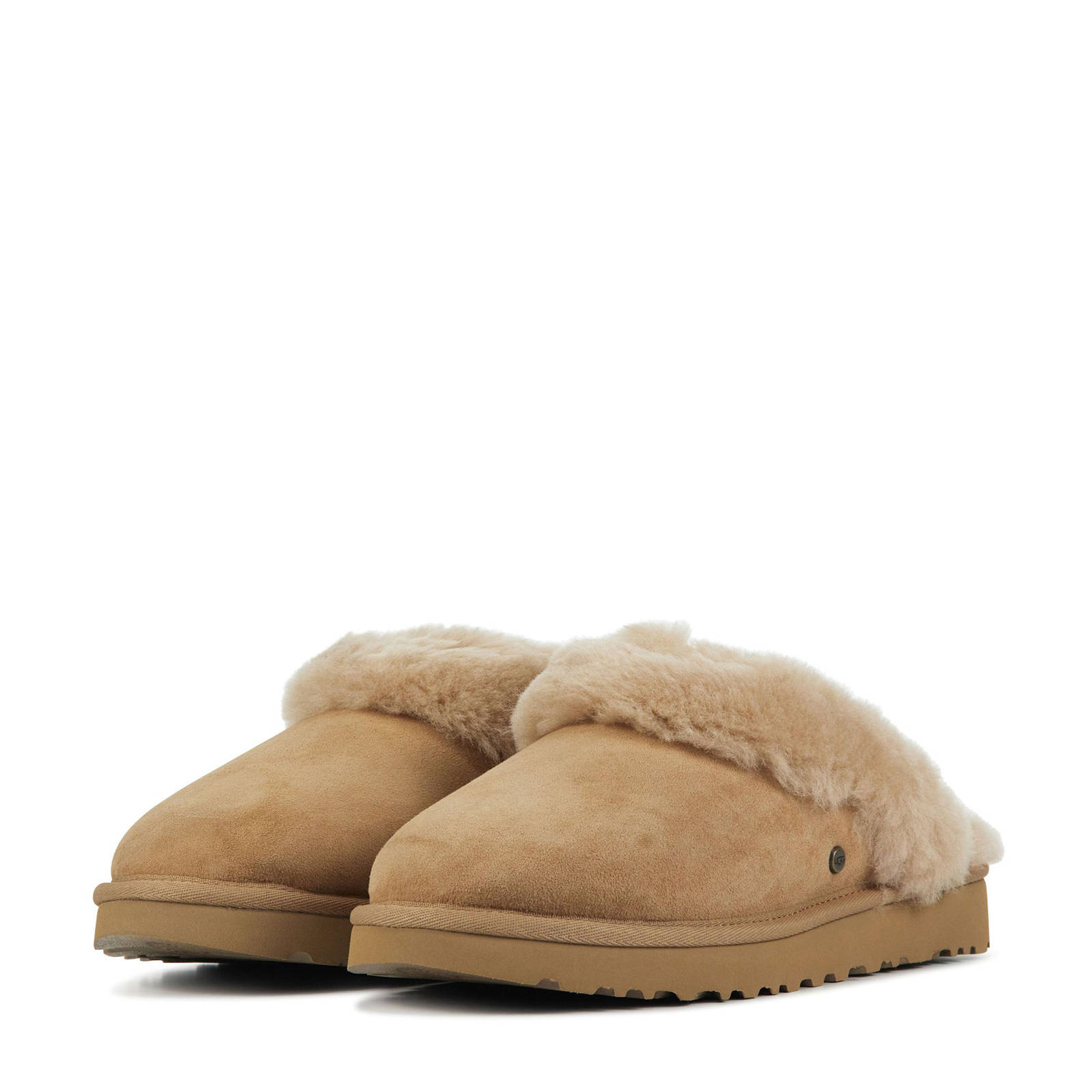 UGG suede pantoffels cognac kopen Morgen in huis wehkamp