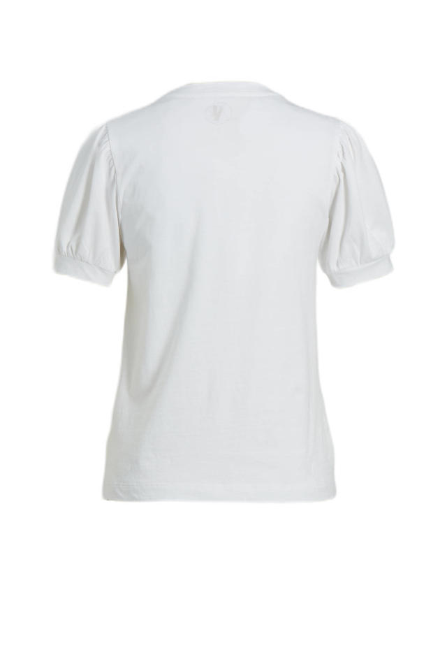 dealer Meerdere optie anytime T-shirt met pofmouwen wit | wehkamp
