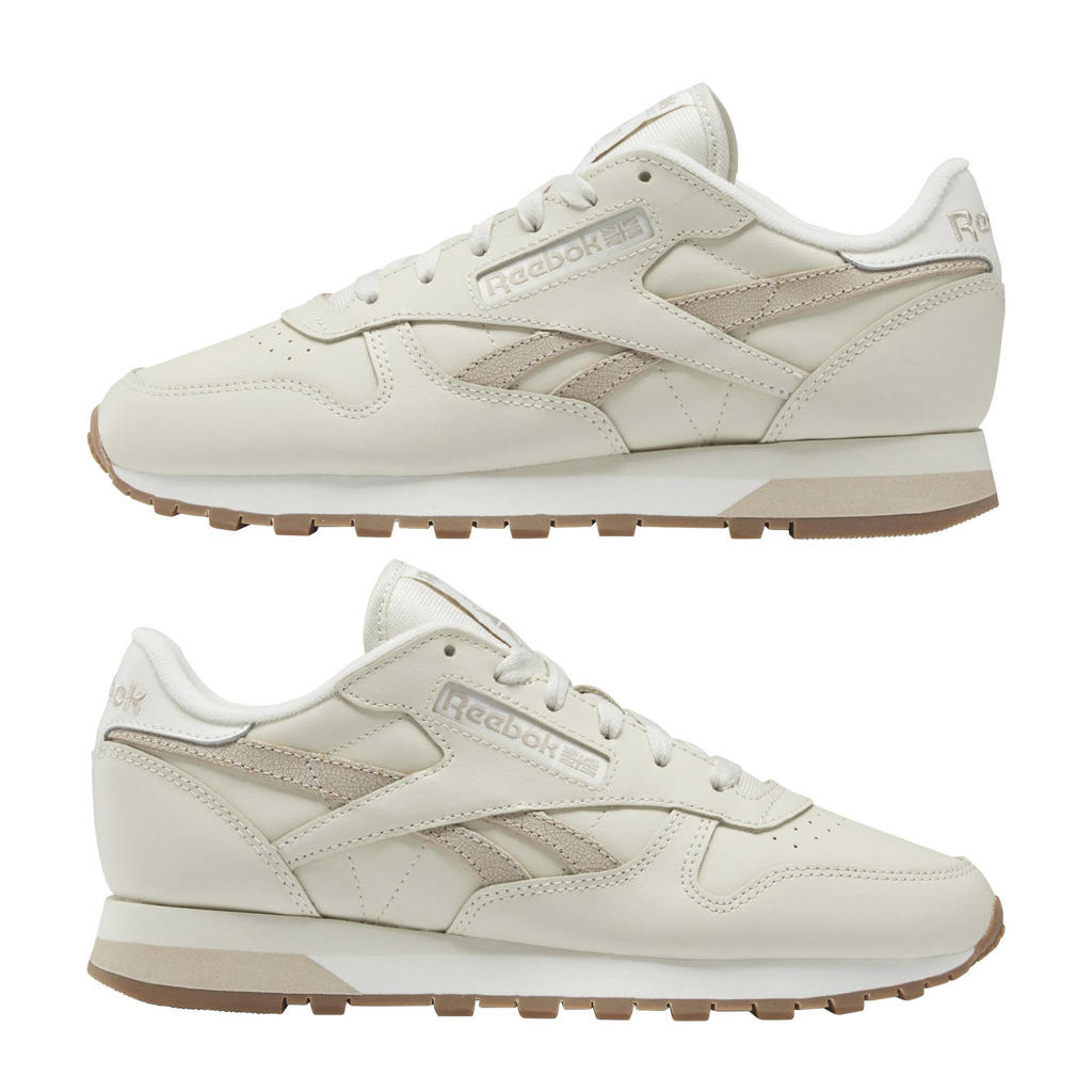 Reebok Classics Classic Leather Sneakers Ecruzand Wehkamp