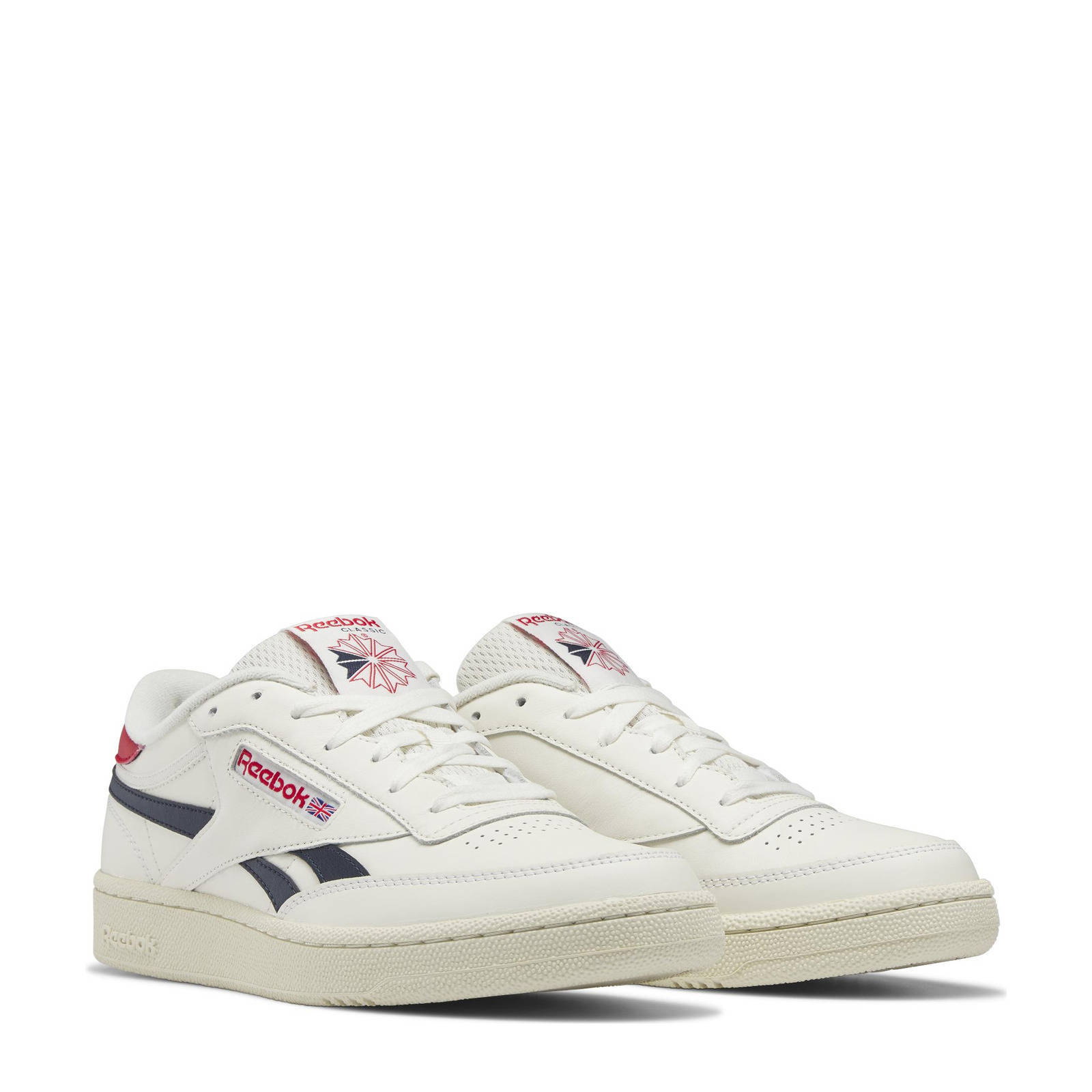 Reebok Classics Club C Revenge sneakers ecru/donkerblauw/rood | wehkamp