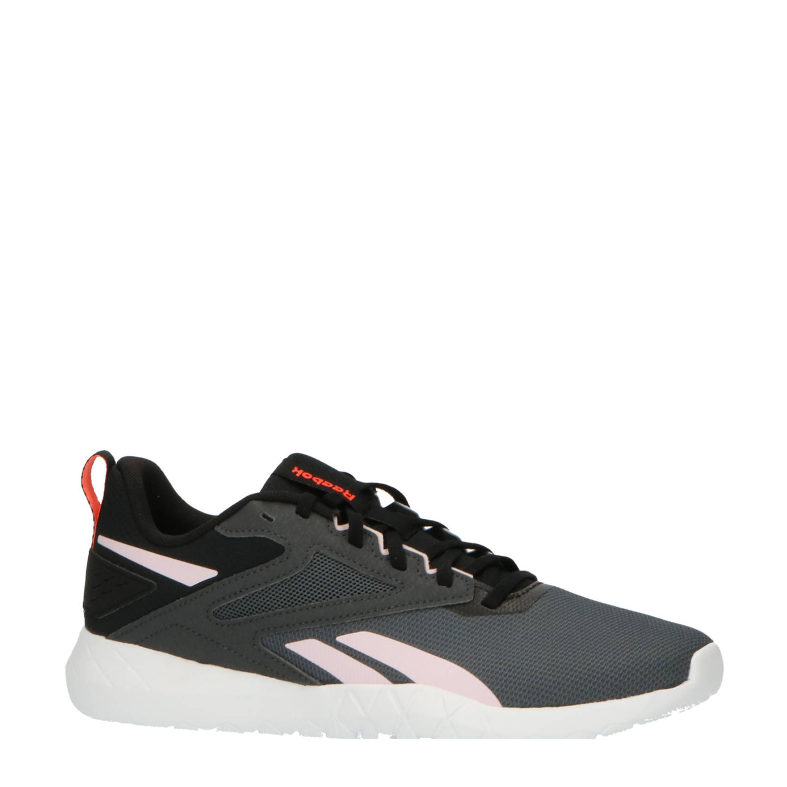 Reebok Training Flexagon Energy TR 4 fitness schoenen grijs/zwart/roze |  wehkamp