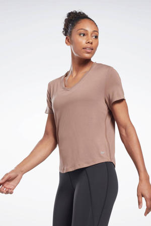 sport T-shirt taupe