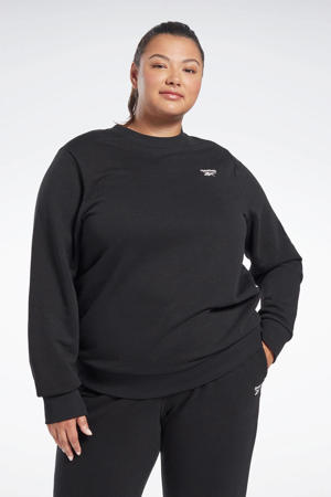 Plus Size sportsweater zwart